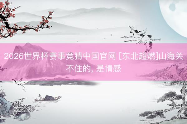 2026世界杯赛事竞猜中国官网 [东北超燃]山海关不住的， 是情感